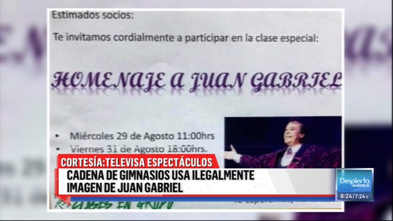 Cadena De Gimnasios Usa Ilegalmente Imagen De Juan Gabriel Cachicha