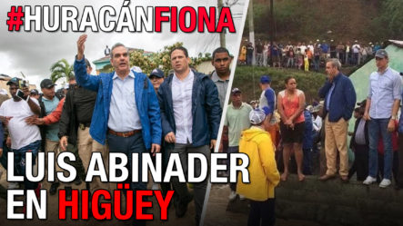 Momento En Que El Presidente Abinader Llega A Higüey | Huracán Fiona