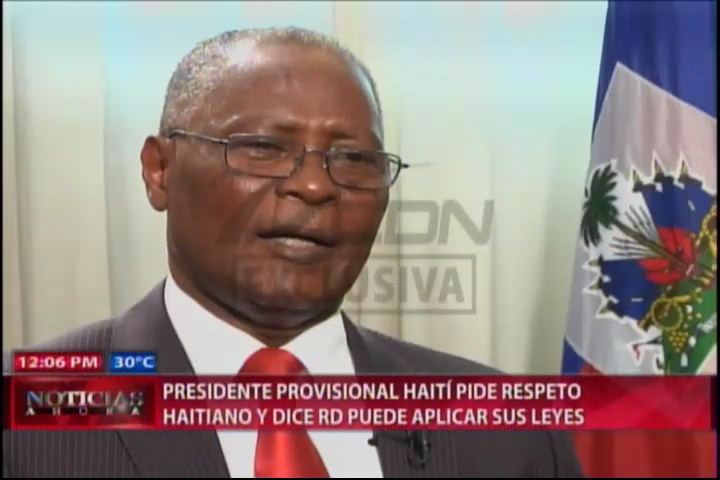 Nuevo Presidente De Haití Pide Respeto Y Dice RD Puede Aplicar Sus Leyes #Video