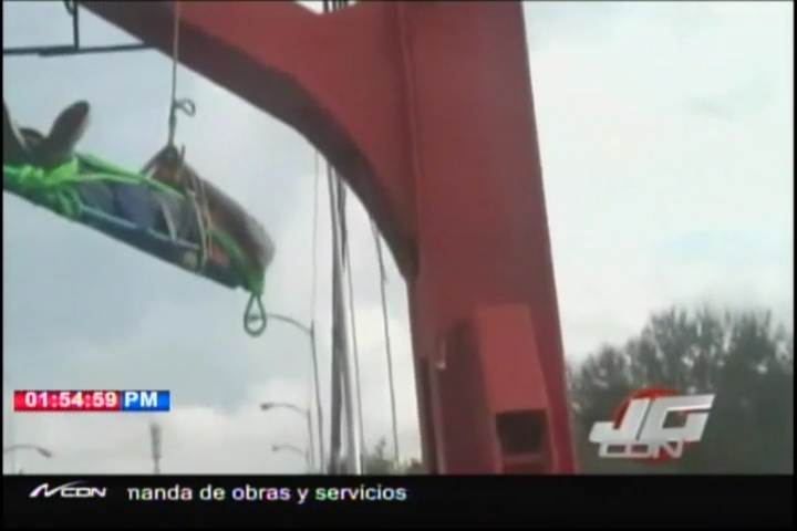 Bajan Hombre Que Intentó Tirarse Del Puente Hermanos Patiño En Santiago