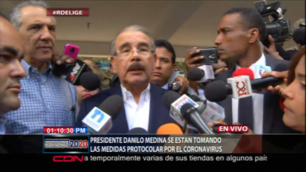 Danilo Medina Habla Acerca De Las Medidas Ante El Coronavirus