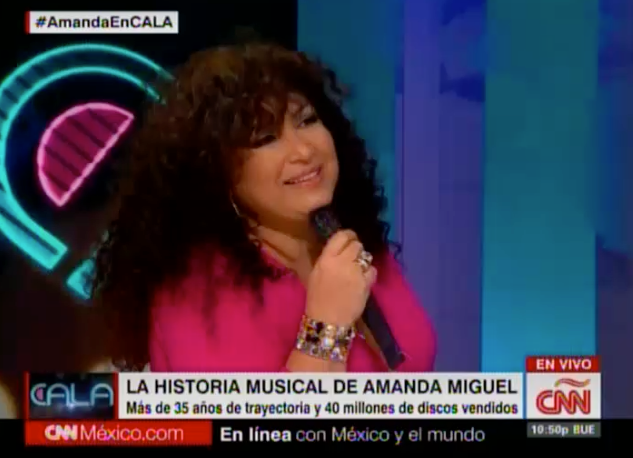 La Cantante Amanda Miguel Entrevistada En “Cala”