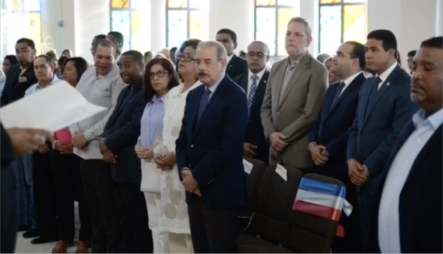 Presidente Danilo Medina Entregó Esta Tarde A La Comunidad De Los Guaricano El Templo Parroquial Santa Margarita