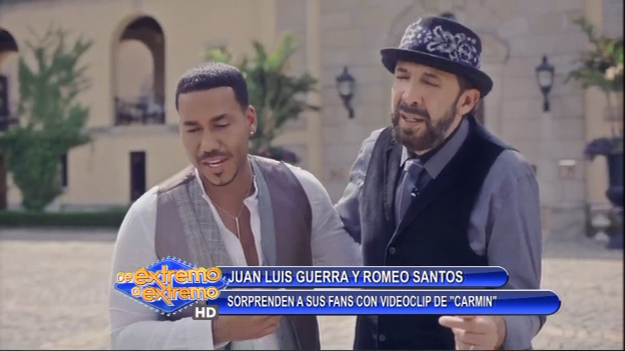 Romeo Santos Y Juan Luis Guerra Carmin Letra Juan Luís Guerra y Romeo Santos Sorprenden a sus fans con su nuevo