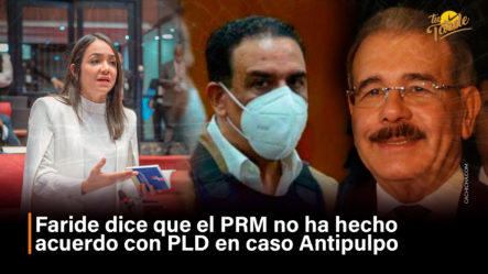 Faride Dice Que El PRM No Ha Hecho  Acuerdo Con PLD En Caso Antipulpo | Tu Tarde By Cachicha