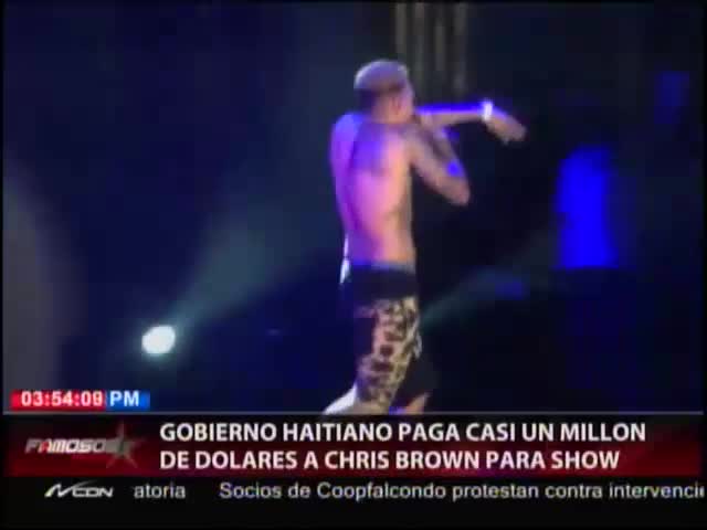 Gobierno Haitiano Paga Casi Un Millón De Dólares A Chris Brown Para Show #Video
