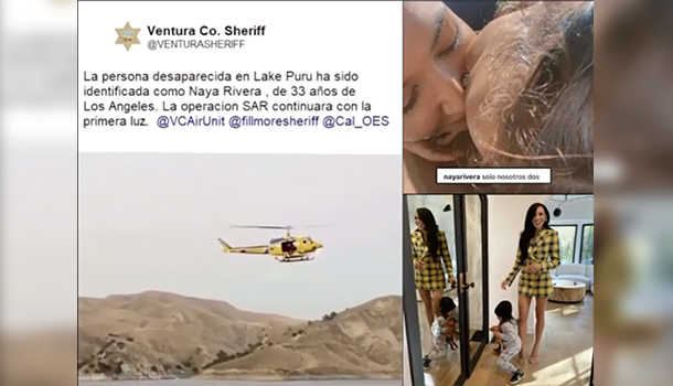 Buscan Actriz Naya Rivera Desaparecida En Un Lago De Los Angeles
