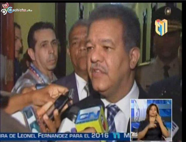 Leonel Fernández Visita A Danilo Medina; Dice Que “soplan Vientos” En La Cámara De Diputados