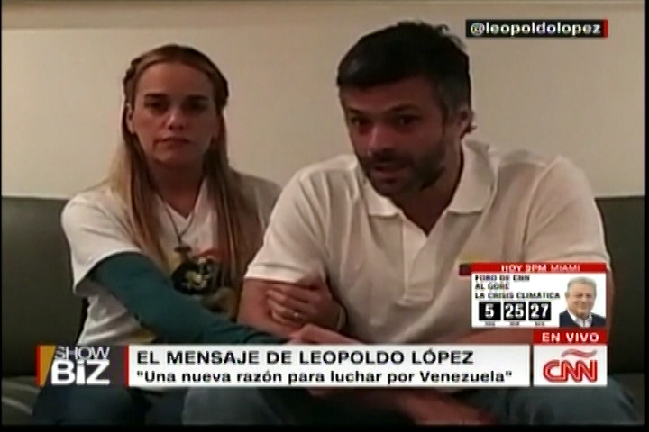El Líder Opositor Leopoldo López Anunció Que Su Esposa Está Embarazada