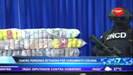 Cuatro Personas Detenidas Por Cargamento De Cocaina