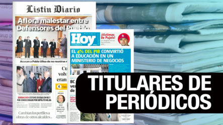 Principales Portadas De Los Periódicos | 31-08-2022