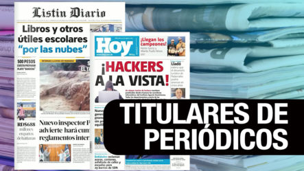 Principales Portadas De Los Periódicos | 24-08-2022