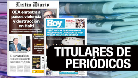 Principales Portadas De Los Periódicos De Hoy 09-08-2022