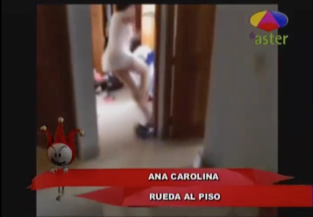 Captado En Video El Estrallón Que Se Dio Ana Carolina En Su Casa #Video