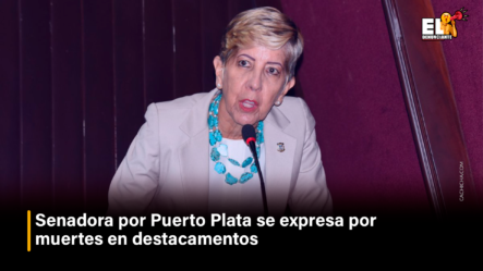 Senadora Por Puerto Plata Se Expresa Por Muertes En Destacamentos – El Denunciante By Cachicha