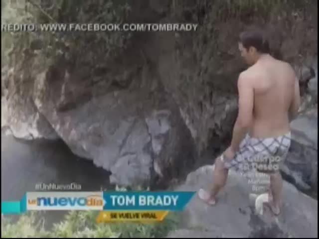 El Momento En Que Tom Brady Se Lanzó Desde Lo Alto De Una Cascada