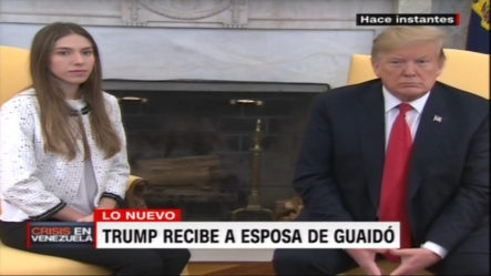 Trump Recibe A Esposa De Guaidó