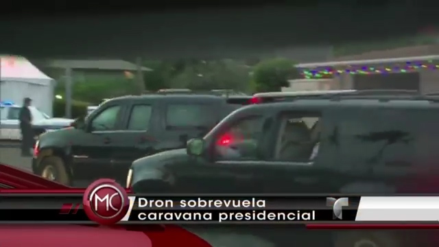 Un Dron Interrumpe Caravana Del Presidente Obama #Video