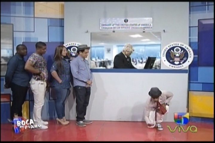 El Dominicano Buscando Visa En El Consulado Américano En Boca De Piano