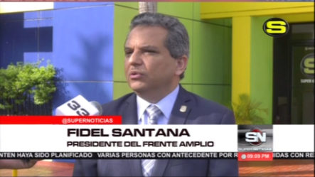 Fidel Santana Dice Se Buscan Excusas Para Modificar La Constitución Para Poder Habilitar Al Presidente Medina