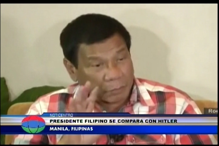 Presidente De Filipinas Se Compara Con Hitler