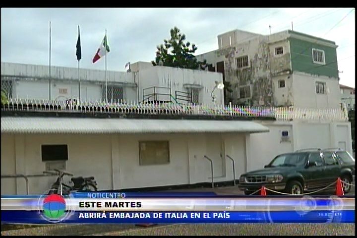 Embajada Italiana Abrirá Sus Puertas Nuevamente En El País