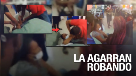 Mujer Es Atrapada Supuestamente Robando En Tienda De La Duarte, Santo Domingo