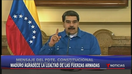 Maduro Dice Que Enfrentaron El Alzamiento Con Nervios De Acero