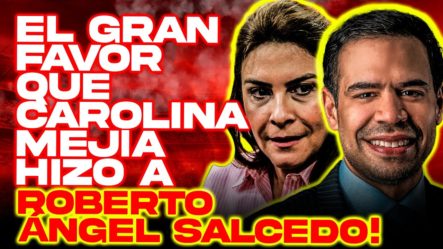 ¡¡Carolina Mejía Le Acaba De Hacer El Favor De Su Vida A Roberto Ángel Salcedo! Cuanta Suerte!!