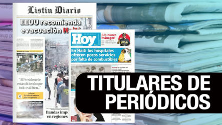 Principales Portadas De Los Periódicos | 29-09-2022