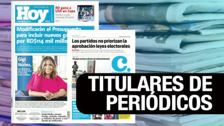 Principales Portadas De Los Periódicos | 26-08-2022