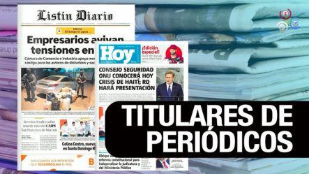 Principales Portadas De Los Periódicos | 26-09-2022