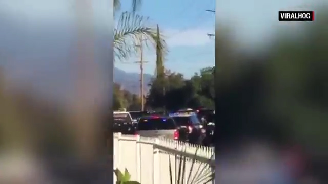El Momento En Que La Policía Se Enfrenta A Los Atacantes De San Bernardino #Video