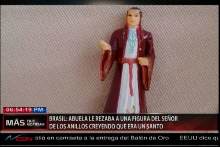 En Brasil Una Abuelita Le Rezaba A Una Figura De El Señor De Los Anillos Creyendo Que Era Un Santo