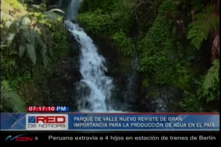 Parque De Valle Nuevo Reviste De Gran Importancia Para La Producción De Agua En El País