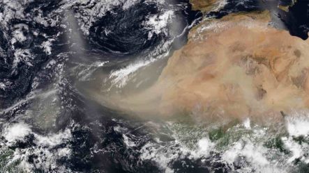 Polvo Del Sahara Mantiene Altas Temperaturas Y Aguaceros Por Acercamiento De Vaguada